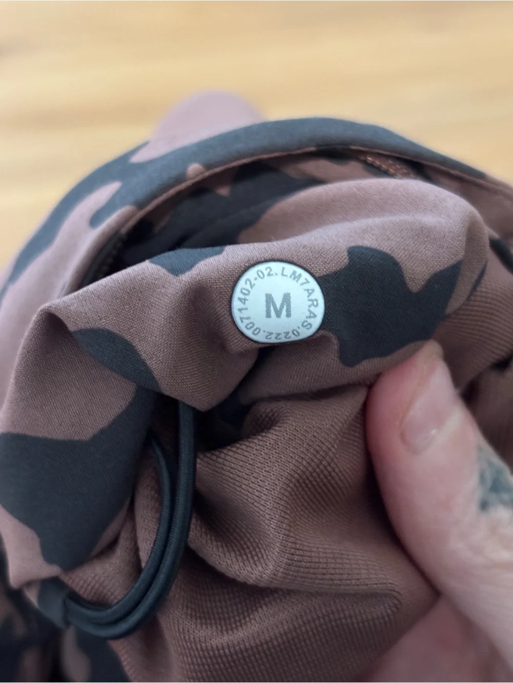 Lululemon Men's Brown & Black Camo Athletic Shorts Size M